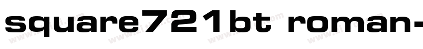 square721bt roman字体转换